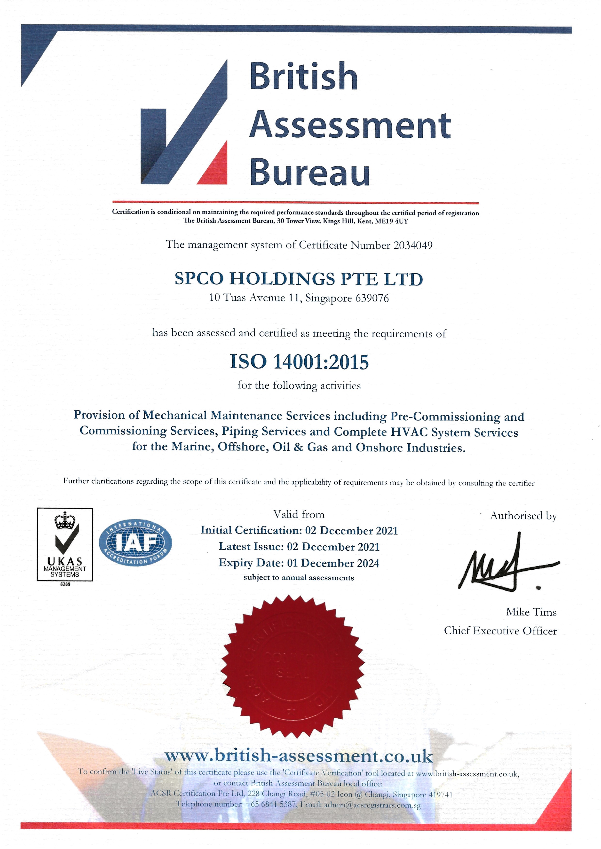 SPCO GROUP OF COMPANIES